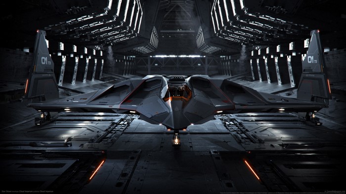 Star Citizen Aegis Eclipse in Hangar