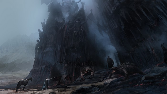 Fingolfin and Morgoth in Middle Earth