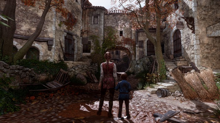Amicia and Hugo from A Plague Tale Innocence in 4K