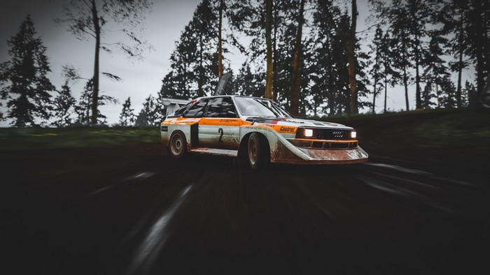 Audi Sport Quattro S1 rally car in Forza Horizon 4