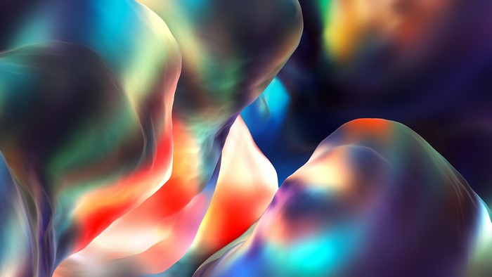 4K Abstract 3D Digital Art Shapes