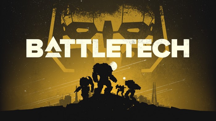 Battletech video game logo with mechs