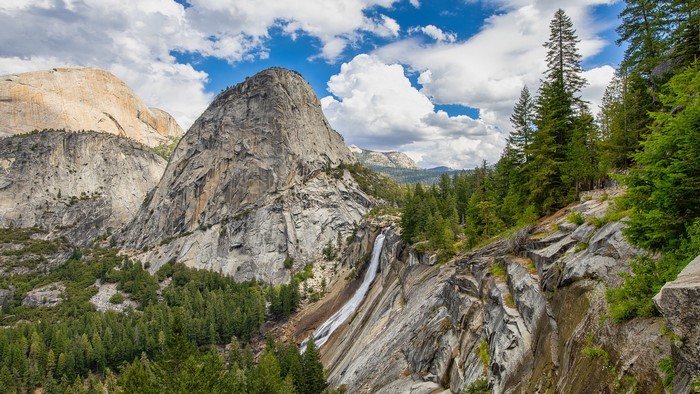 Waterfall in Yosemite National Park, California