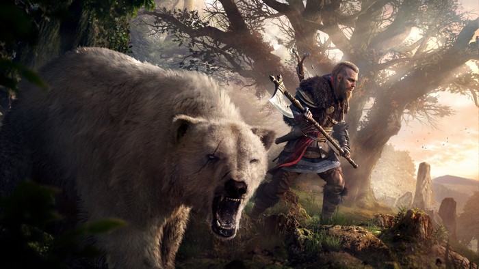Assassin's Creed Valhalla: Viking with Bear