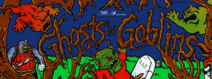 4K Ghosts n Goblins Classic Arcade Marquee Art