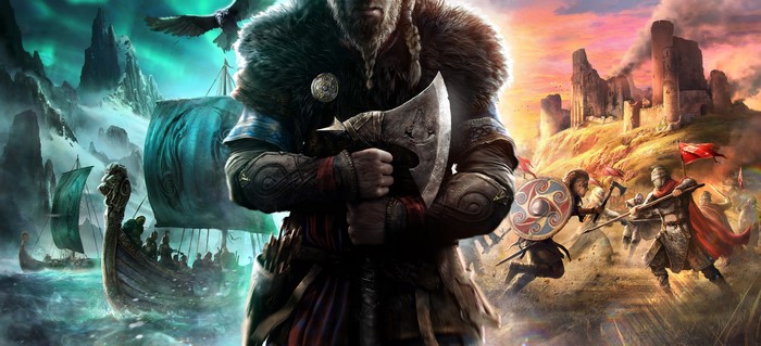 Eivor with Axe from Assassin's Creed: Valhalla