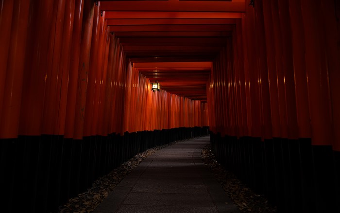 4K Japan Kyoto Red Japanese Asia