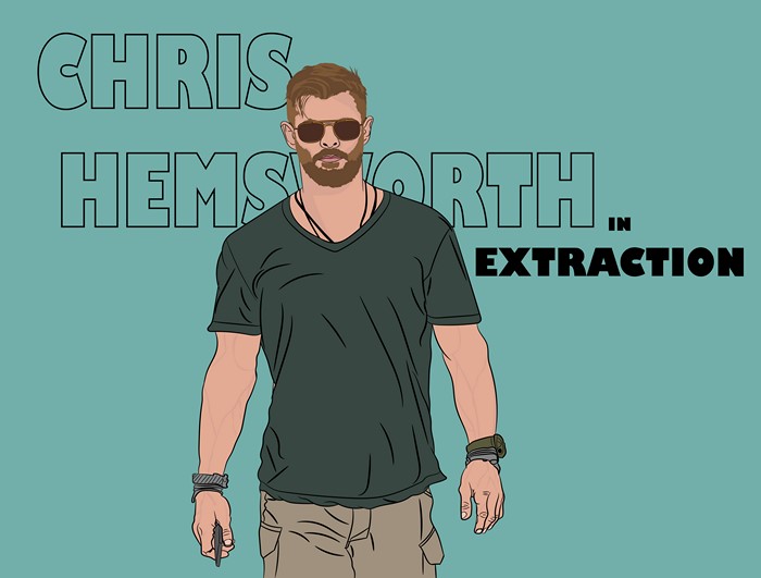 Chris Hemsworth in Extraction
