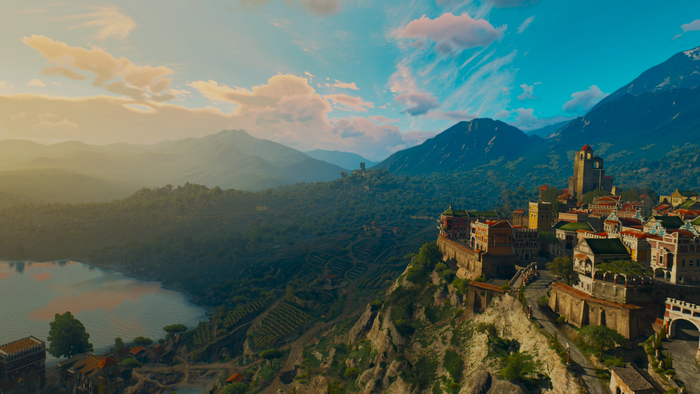 Toussaint landscape from The Witcher 3: Blood and Wine