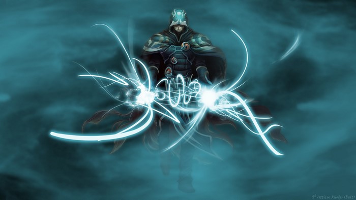 Jace Beleren casting spells from Magic: The Gathering