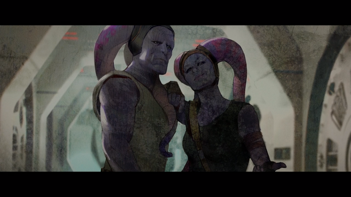Two Twi'leks from The Mandalorian