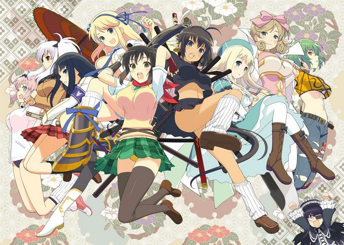 Group of anime girls from Senran Kagura