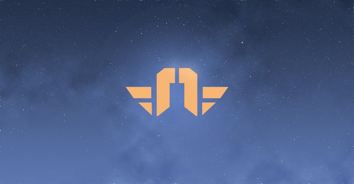 Starbound logo in front of a starry sky