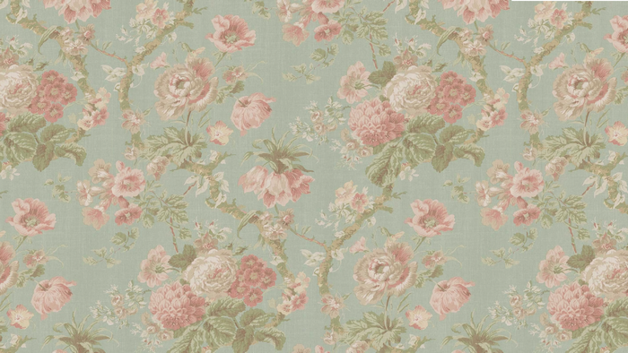 Floral pattern with roses and branches