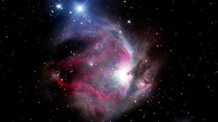 Great Orion Nebula, constellation, Orion, black, galaxy, stars, space ...