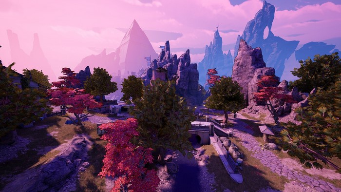 Borderlands 3 screenshot of a fantasy landscape