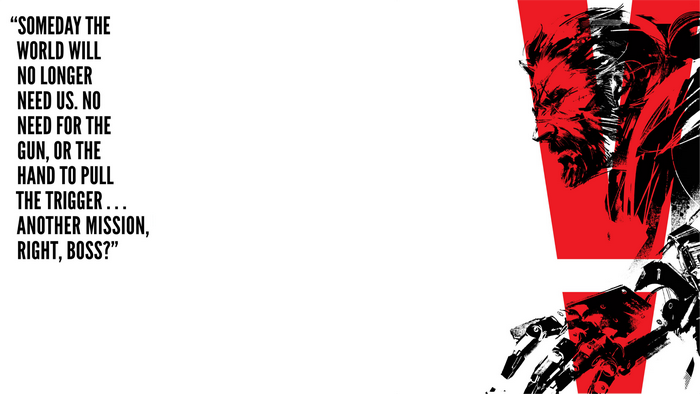 Big Boss from Metal Gear Solid V: The Phantom Pain quote