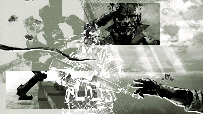 Big Boss from Metal Gear Solid art