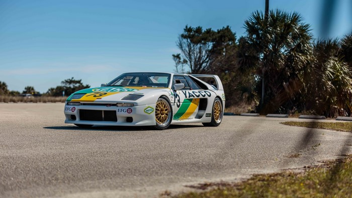 Venturi 400 Trophy race car with Yacco livery