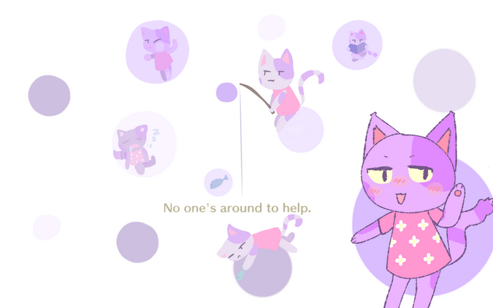 Bob from Animal Crossing New Leaf with cats