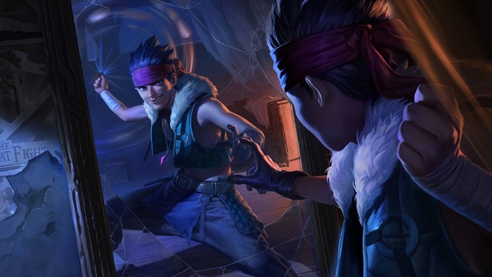 Ekko from League of Legends and Legends of Runeterra