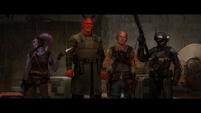 The Mandalorian: Group of Bounty Hunters