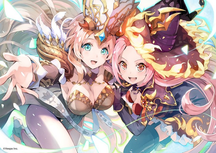 Two anime girls from Kings Raid