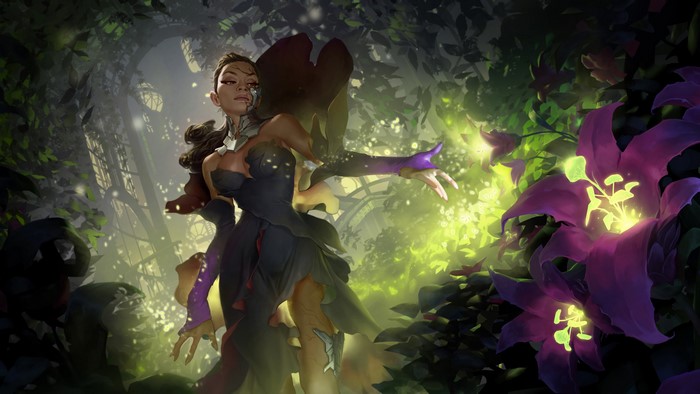 4K fantasy art of a girl from Legends of Runeterra