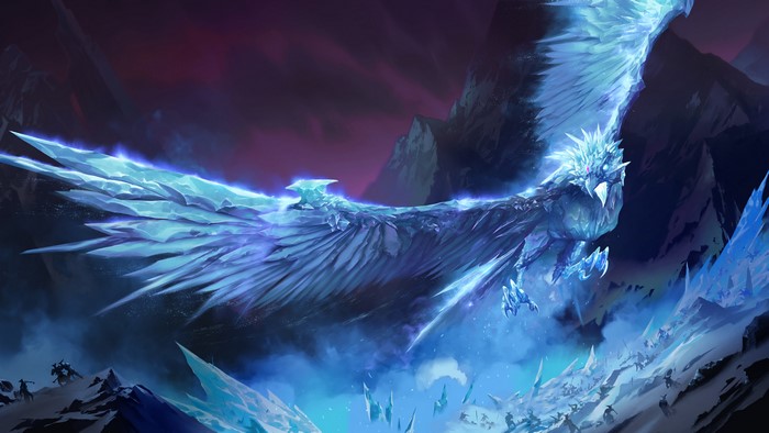 Anivia from League of Legends and Legends of Runeterra