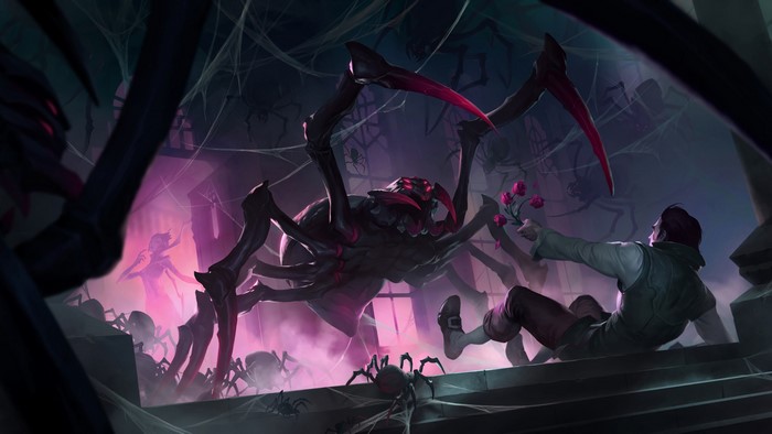 Elise from League of Legends and Legends of Runeterra 4K