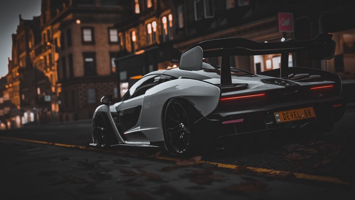 McLaren Senna on a city street