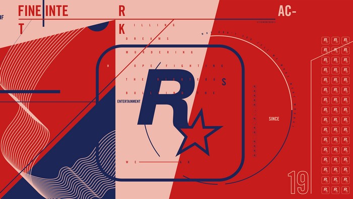 Rockstar Games logo with abstract design
