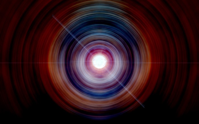 Abstract colorful motion blur vortex