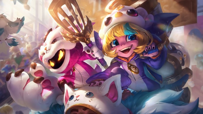 Tristana and Veigar from League of Legends