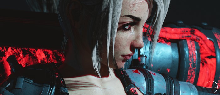 4K digital art of a woman