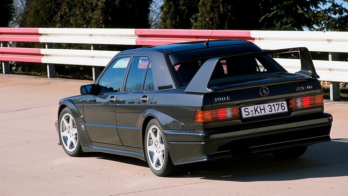 Mercedes-Benz 190E 2.5-16 Evolution II on a track