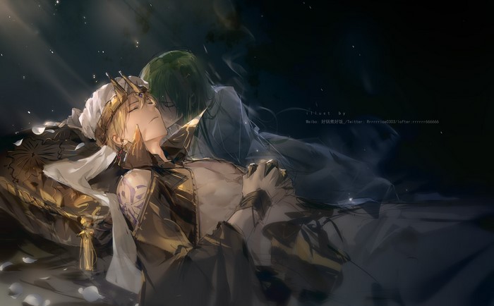 Gilgamesh and Enkidu from Fate/Grand Order