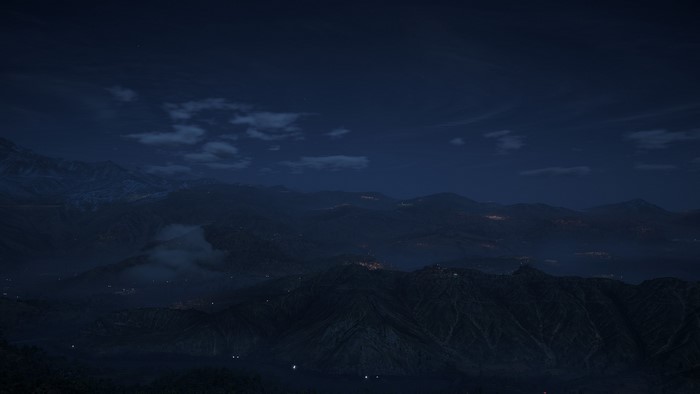Ghost Recon Wildlands at Night