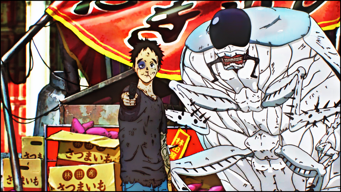 Kasukabe and Jonson from Dorohedoro