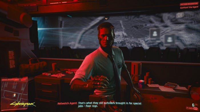 Netwatch Agent from Cyberpunk 2077