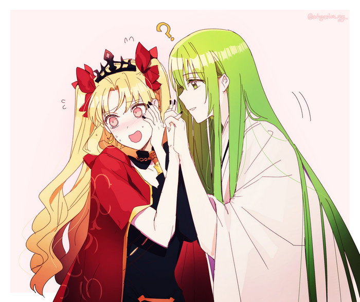 Ereshkigal and Enkidu from Fate/Grand Order
