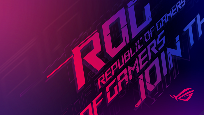Republic of Gamers ROG logo and text
