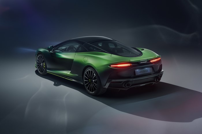 4K Green McLaren GT Supercar