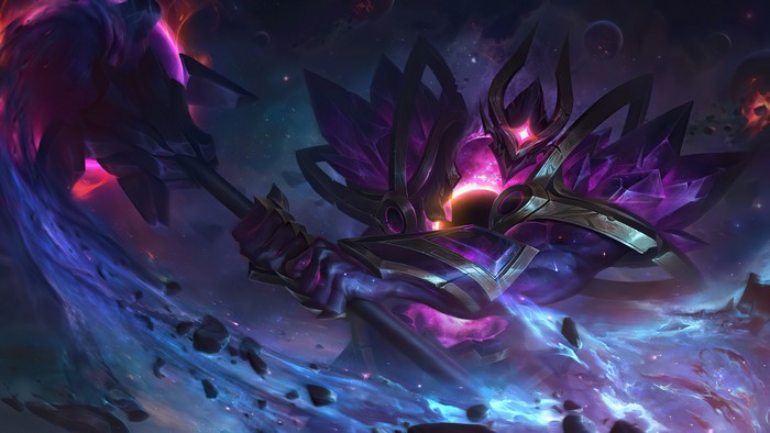 Mordekaiser from League of Legends in space