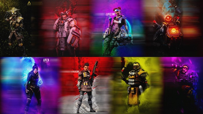 Collage of Apex Legends characters