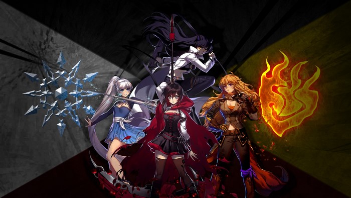 RWBY Team RWBY with elemental powers