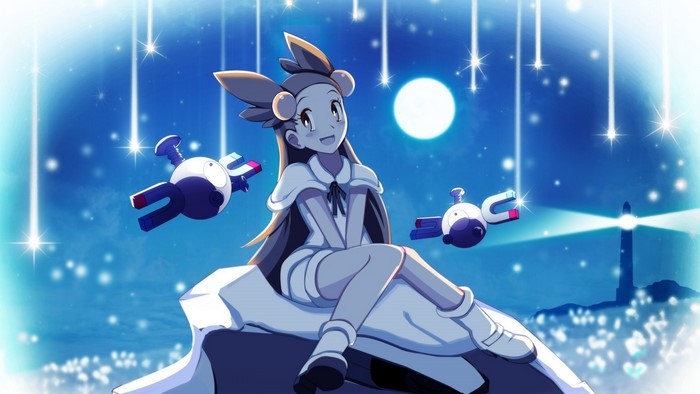 Jasmine from Pokemon with Magnemite