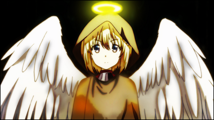 Maple from BOFURI with Wings and Halo