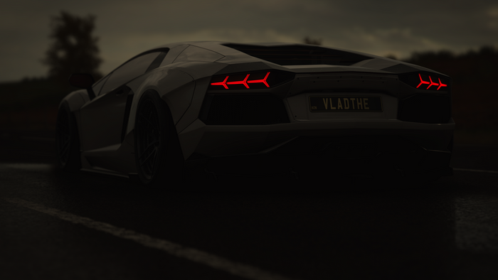 White Lamborghini Aventador SVJ in Forza Horizon 4