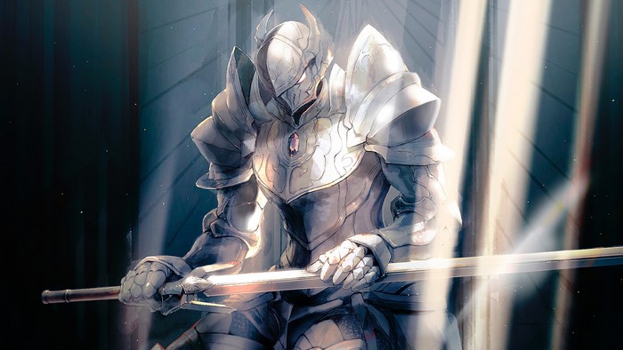 4K Paladin in Armor Holding Sword